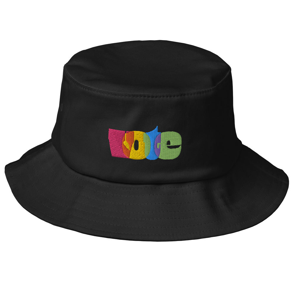 Vote with Pride! Old School Bucket Hat
