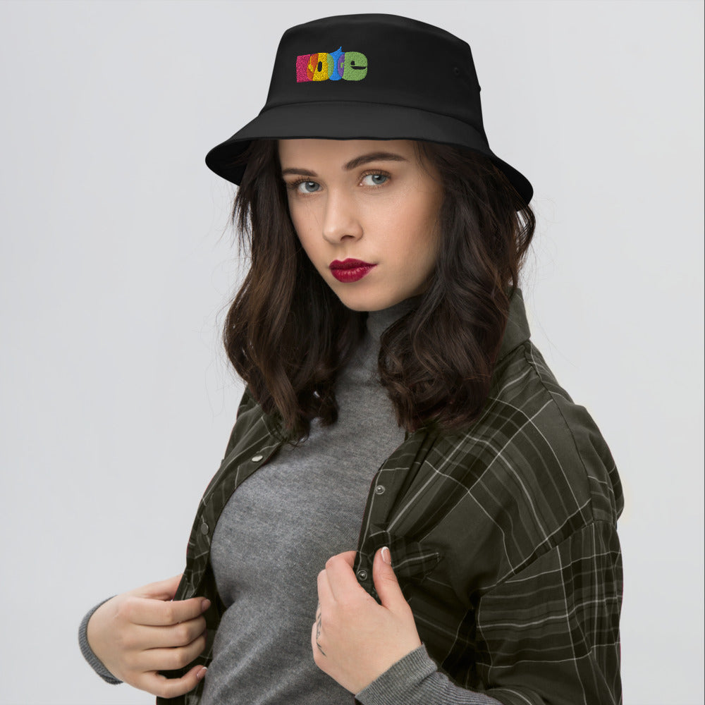 Vote with Pride! Old School Bucket Hat