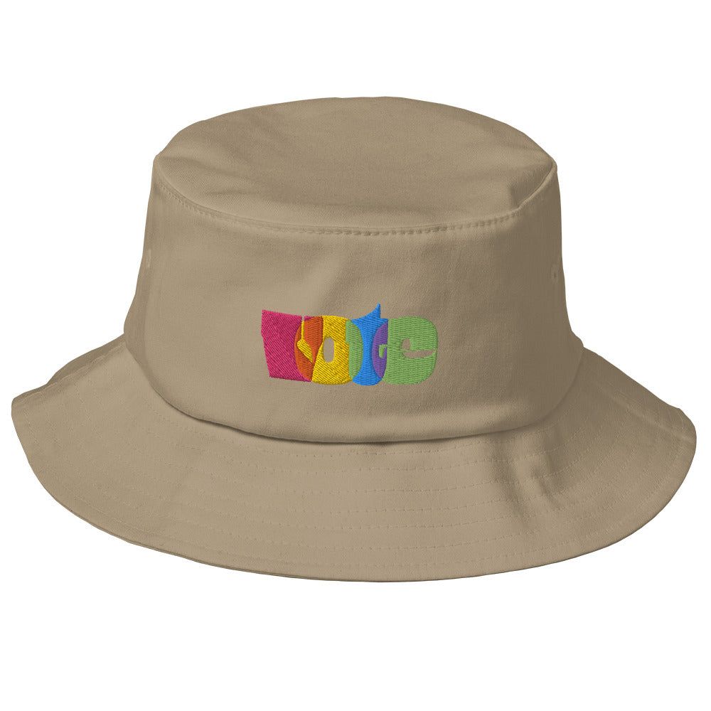 Vote with Pride! Old School Bucket Hat