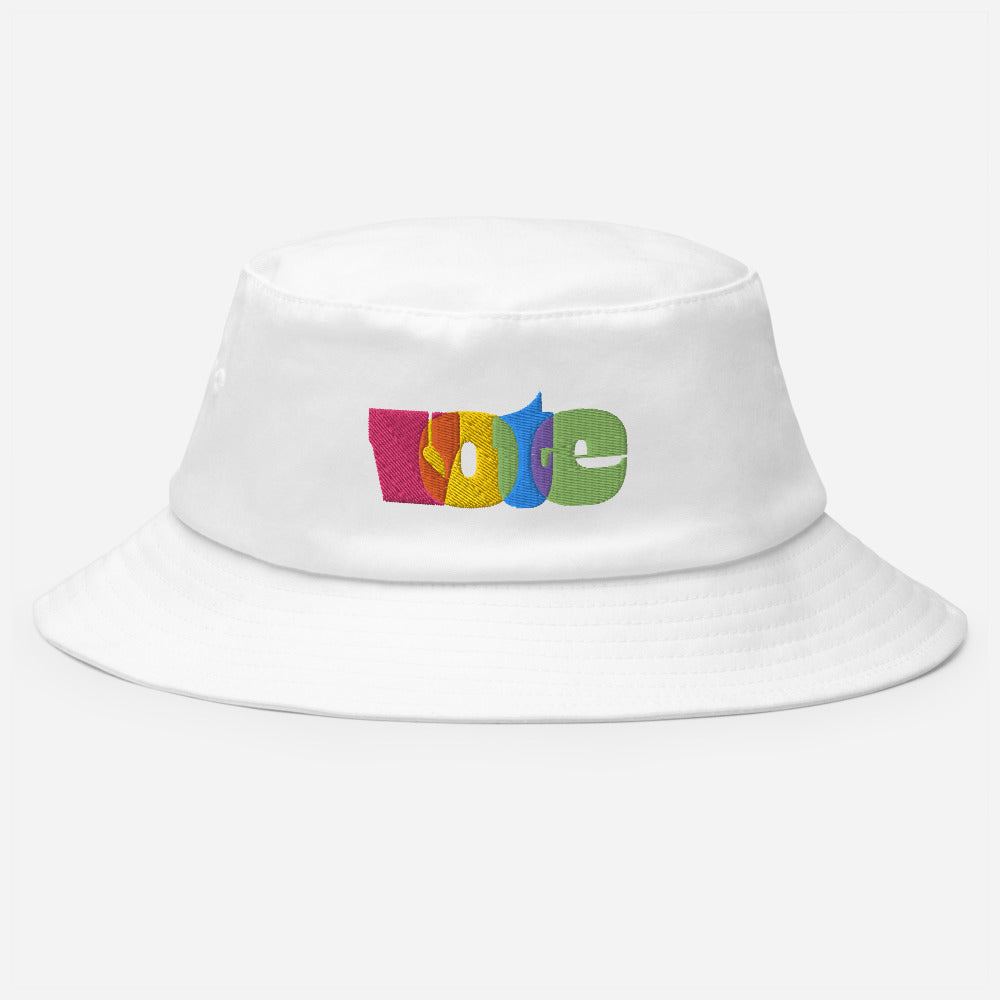 Vote with Pride! Old School Bucket Hat