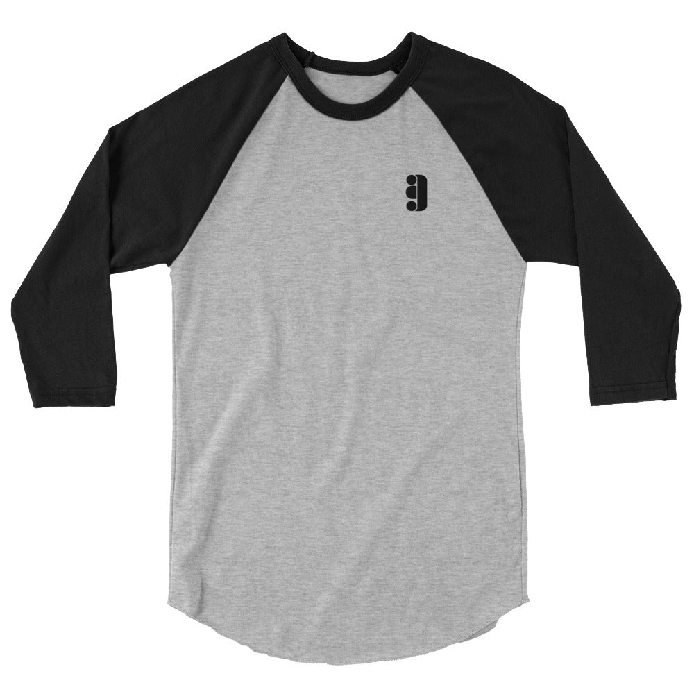 3/4 sleeve raglan shirt with AGD embroidered monogram!