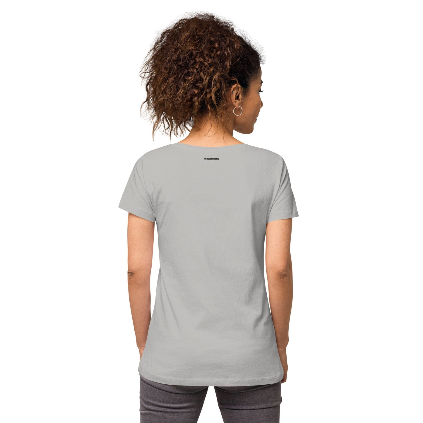 Protect Trans Kids Women’s fitted v-neck t-shirt