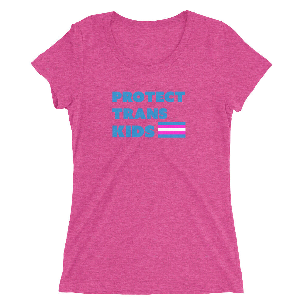 Protect Trans Kids Ladies' short sleeve t-shirt