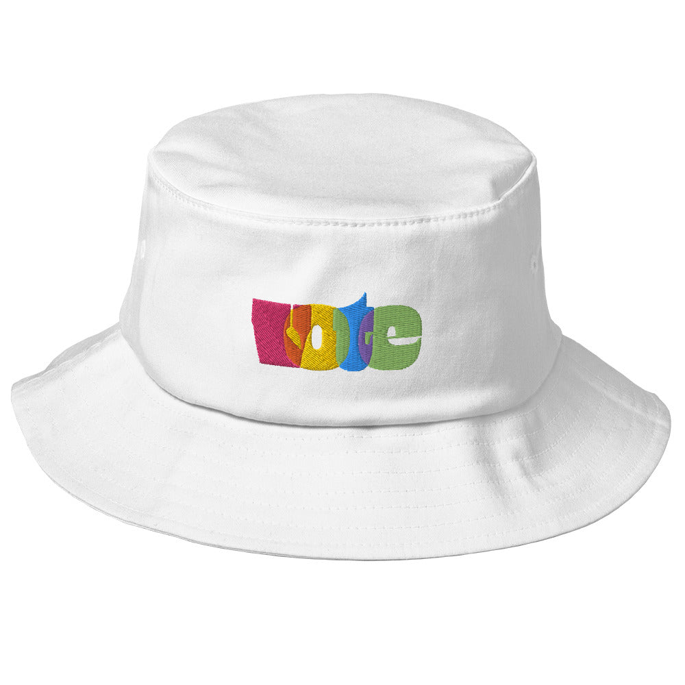 Vote with Pride! Old School Bucket Hat
