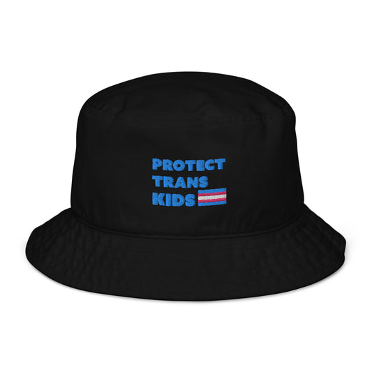 Organic bucket hat Protect Trans Kids